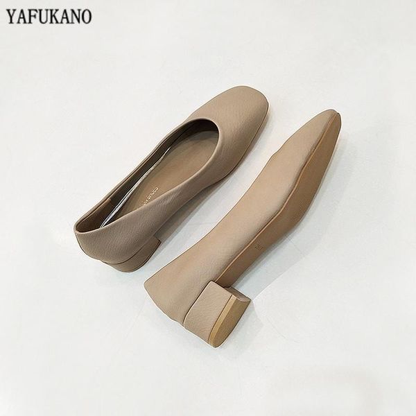 

dress shoes 2021 retro square toe women mid heel high heels simple comfort ladies pumps black nude career office