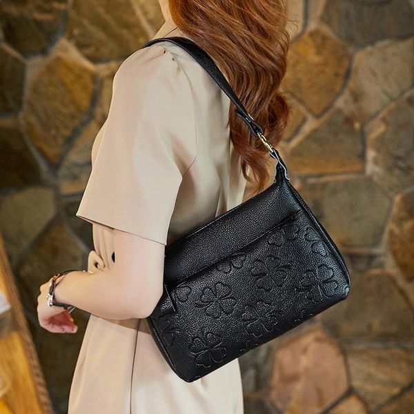 

evening bags 2021 women handbag luxury messenger bag floral soft leather shoulder fashion ladies crossbody female bolsas