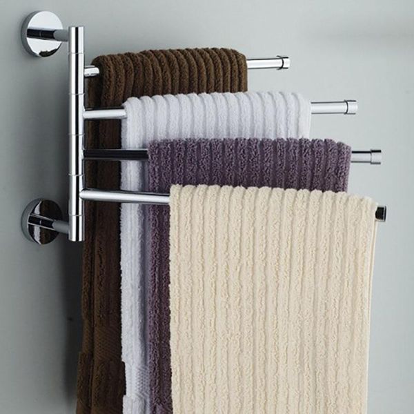 

towel racks stainless steel bar rotating rack bathroom kitchen wall-mounted polished holder hardware accessory