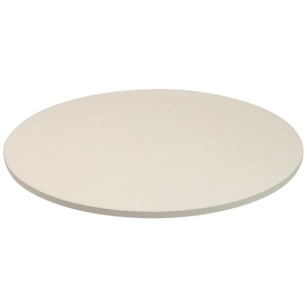 

pans 1pc heat resistant cordierite pizza pan baking for home (white)