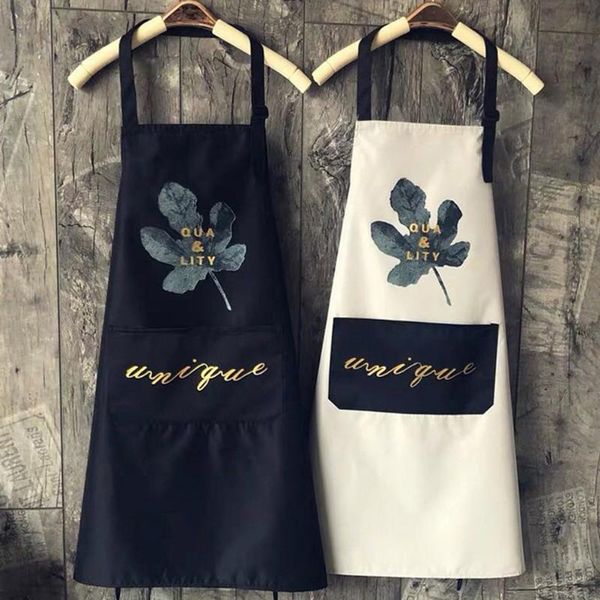 

aprons kitchen for women men household wipeable waterproof oil-proof tablier cuisine femme baking accessories