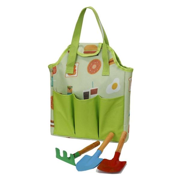 

utility canvas heavy duty work bag protective waterproof multi pocket tote fits men women garden tools storage bags