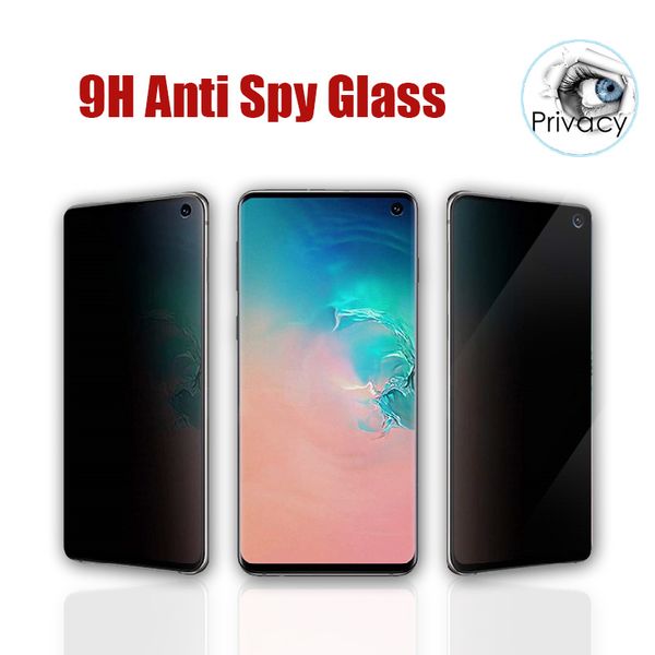 Сотовый телефон защитники экрана защиты конфиденциальности для Galaxy S20 FE 5G S10 Lite F41 9H твердость стекло для Samsung A51 A71 A50