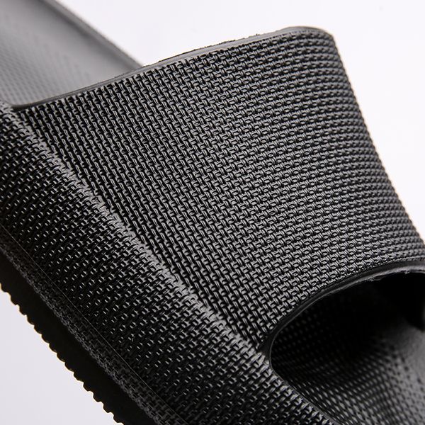 

summer 2021 sandals cross-border couple flip flops fashion casual thick-soled beach slippers for mens and women oversized black code: 38hy-7