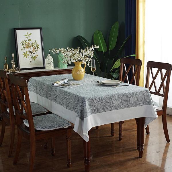 

table cloth cotton linen pastoral tablecloth rectangular household soft fabric not easy to wrinkle el restaurant
