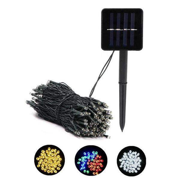

solar lamps outdoor lighting string led garden light power lamp christmas party for street patio fence balcony fairy garland