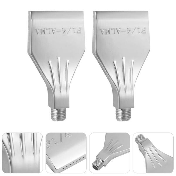 

watering equipments 2pcs 1/4" aluminium alloy flat type air nozzle wind jet blow