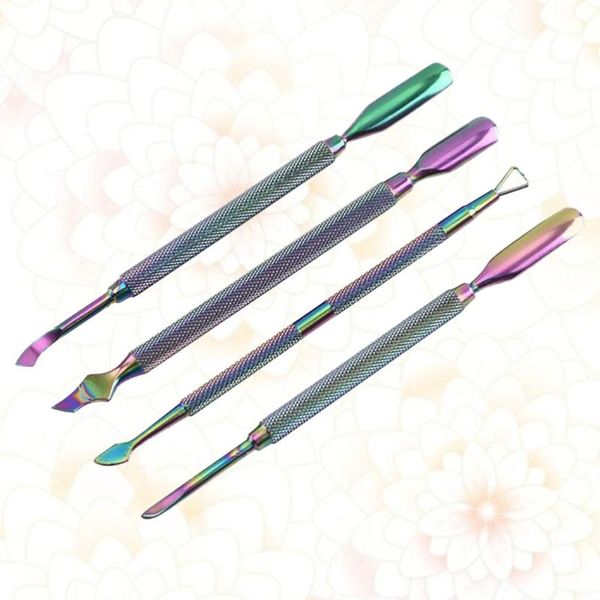 

nail art kits 1 box/4pcs colorful manicures tools practical accessories supplies for home daily use