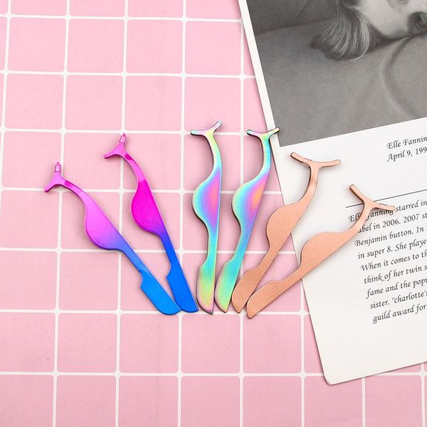 

eyebrow tools & stencils lashes tweezers colour eyelash curler makeup stainless steel golden beauty cosmetics instrument maquillajes para mu