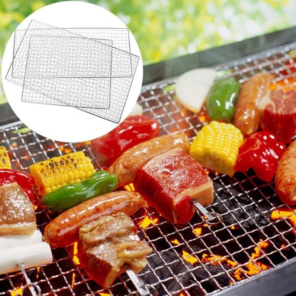 

tools & accessories stainless steel bbq barbecue grill grilling mesh wire net outdoor cooking 3 size