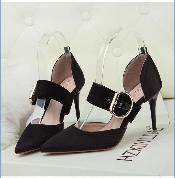 

dress shoes 2021 arrival square heels women pumps summer heel wedding, Black