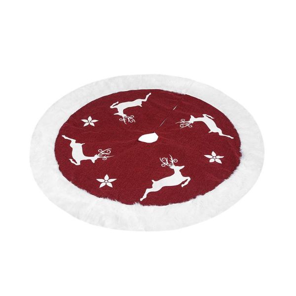 

christmas decorations 1pc creative floor carpet decor durable round tree skirt party ornament