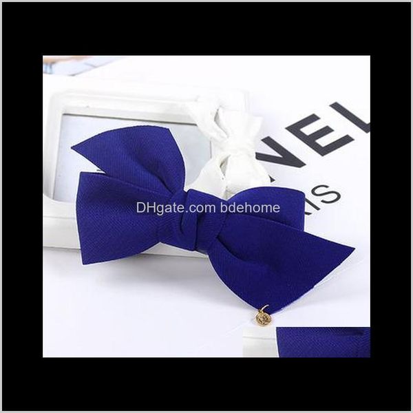 

clips & barrettes jewelry drop delivery 2021 faddish trend korean style women cute elegant clip wholesale china supplier bow hair aessories, Golden;silver