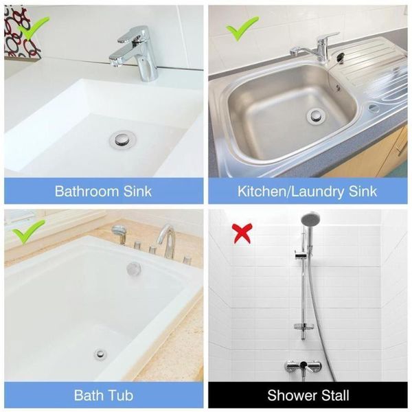 

bath accessory set universal basin -up drain filter metal bounce core tool build-in drop strainer push-type filt j8z0
