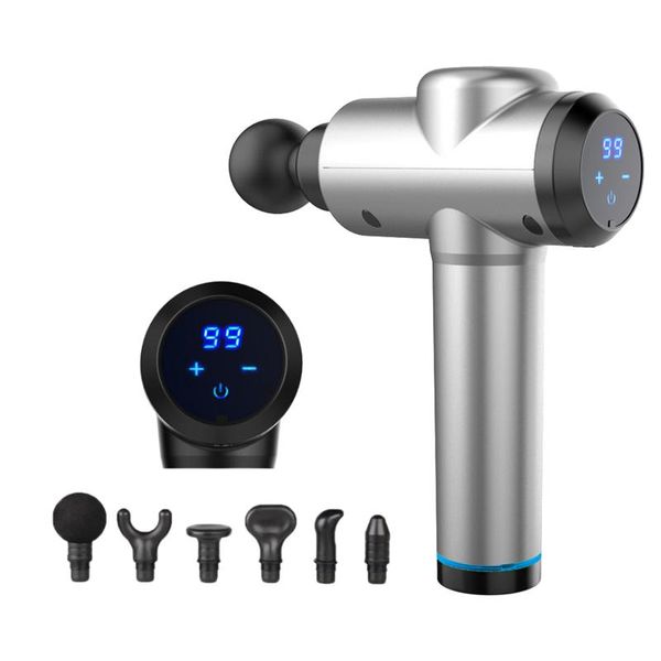 

electric massager touch screen handheld portable fascia device muscle relaxation fitness deep relief accessories