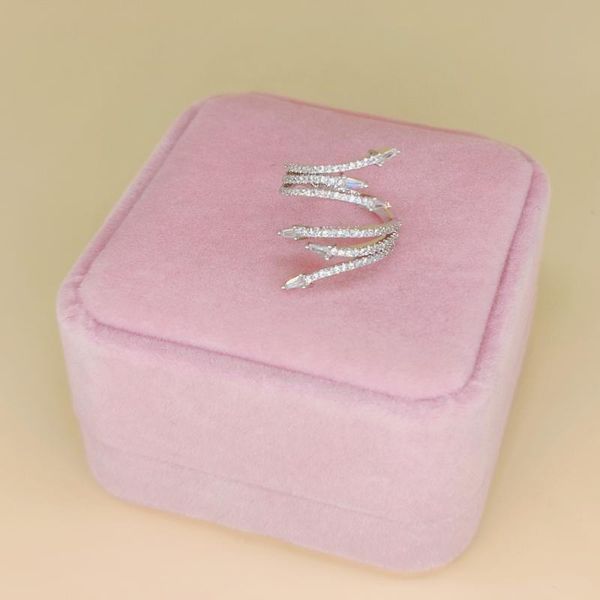 

cluster rings refiny modern minimalist fashion charms women turkish, Golden;silver