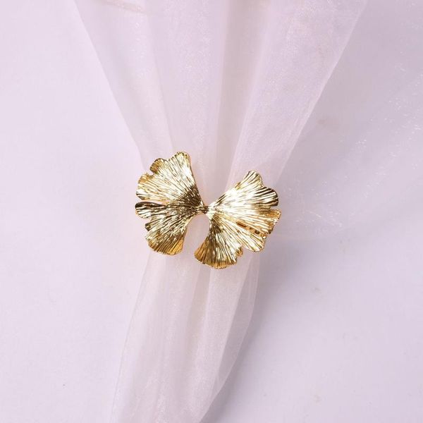 

6pcs/lot vintage napkin buckle red bronze ring forest series wedding rings