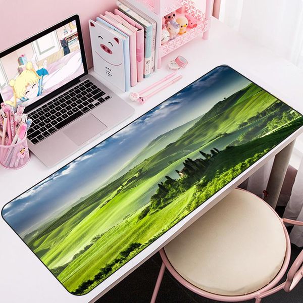 

mouse pads & wrist rests mrglzy large pad gamer notepad computer desk accessories lock game carpet deskkeyboard work mat natural