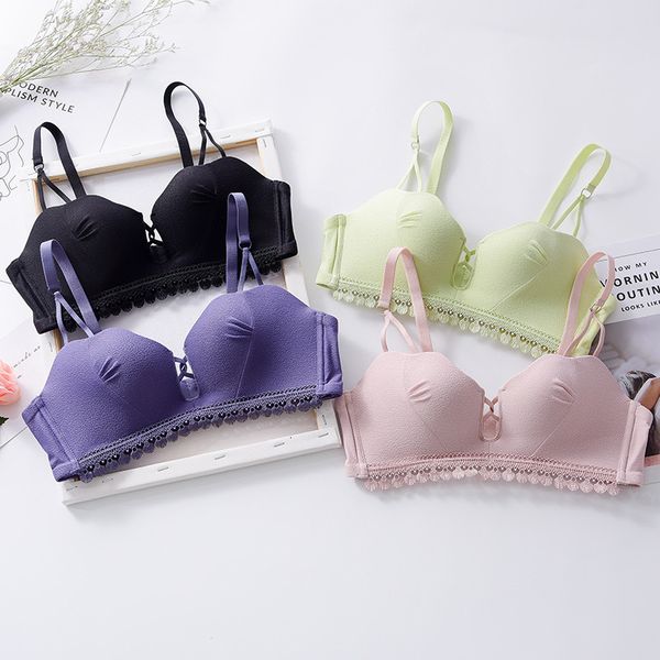 

bras sets seamless girl's favorite underwear, Red;black