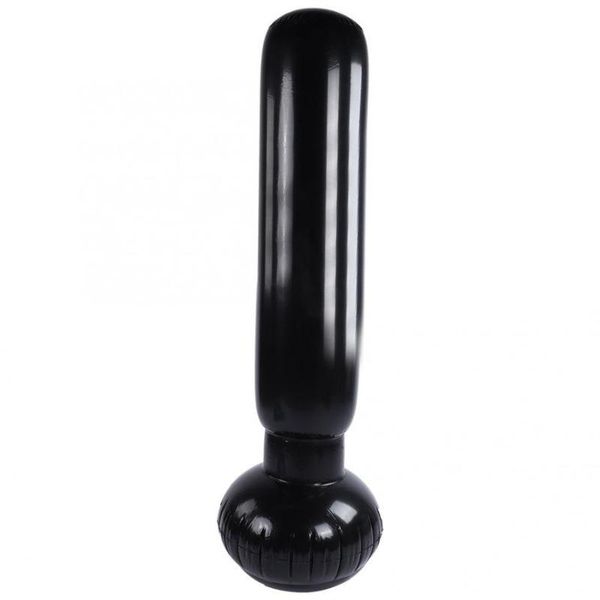 

sand bag inflatable boxing black durable pvc 1.6 meter training fitness
