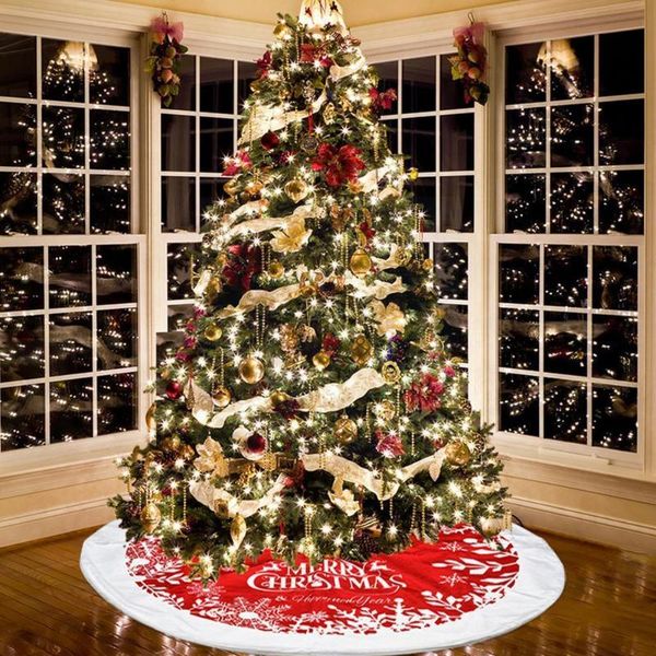 

christmas decorations 2022 tree skirt carpet ornaments xmas bottom decoration q8k0