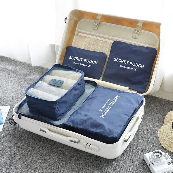 

duffel bags 6 piece portable travel packing cubes organizers clothes storage compression