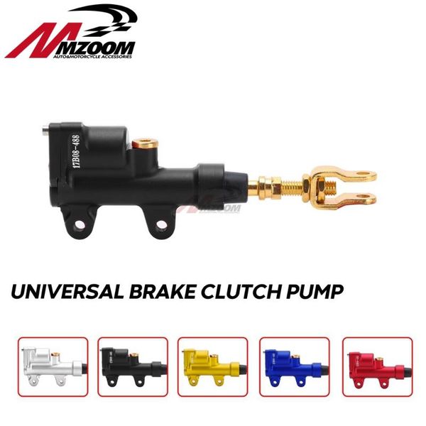 

motorcycle brakes universal cnc rear foot brake master cylinder hydraulic pump for sport dirt bike pit qua atv