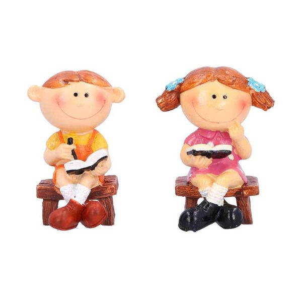 

garden decorations resin child sculpture no fade crafts deskornaments lifelike for home office