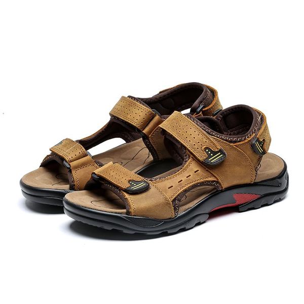 

sandals roman masculina sandalen man homme zandalias safety big rubber heren uomo sandalet erkek cuero couro leather sandalle mens, Black