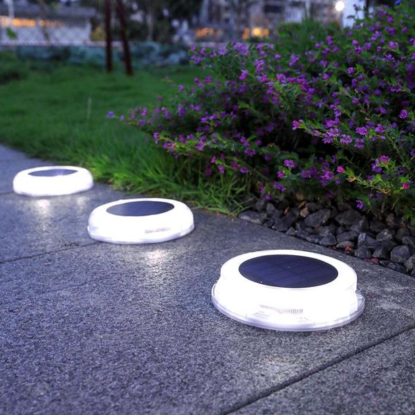 

lawn lamps led solar lights outdoor waterproof powered buried street lamp garden villa decorative light white warm