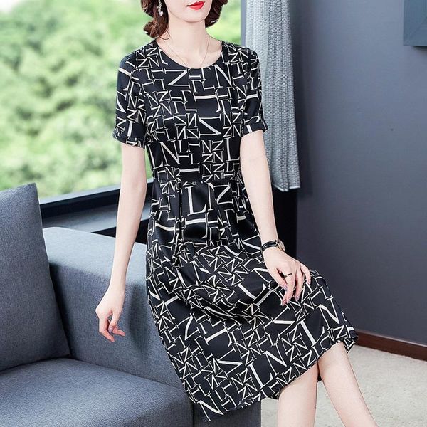 

women's wool & blends plus size summer print stitching flower long banquet dress 2021 bodycon elegant woman super, Black