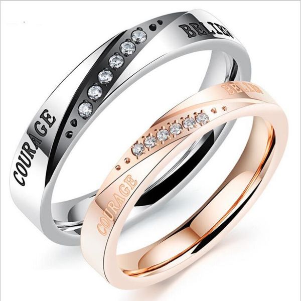 

wedding rings simple set auger lovers ring, Slivery;golden