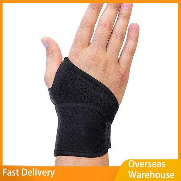 

2pcs tunnel wrist brace carpal adjustable support compression wrap with pain relief for arthritis tendinitis, Black;red