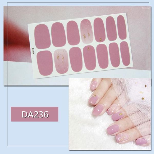 

nail sticker full waterproof various types one-tear-off mv991, Black