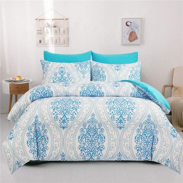 

home textile mandala style bedding set king  full size duvet cover 2/3pcs bedclothes quilt pillowcases sets