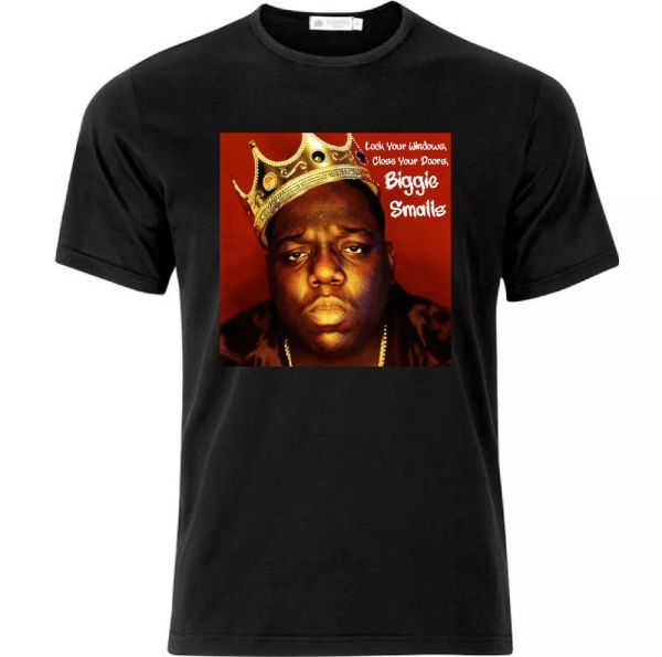 

biggie smalls notorious big gimme the loot t shirt black, White;black