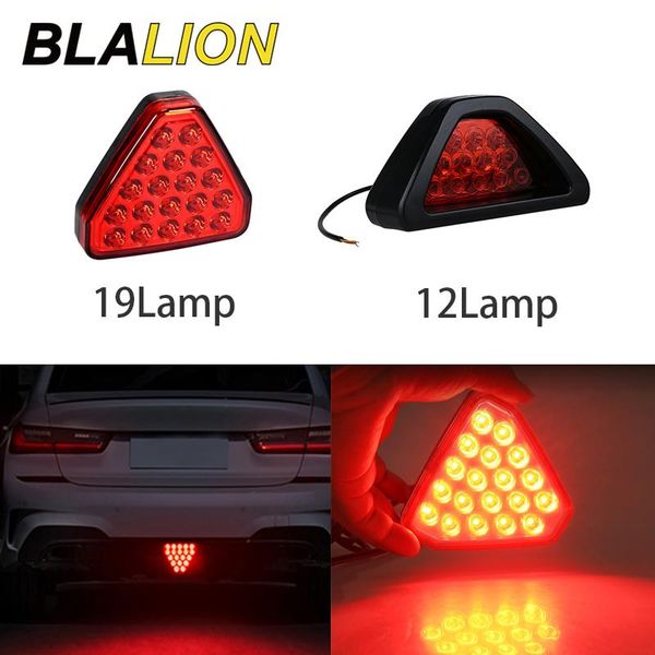

emergency lights led car rear strobe warning light waterproof brake triangle fog lamp red taillight anti collision signal auto styling