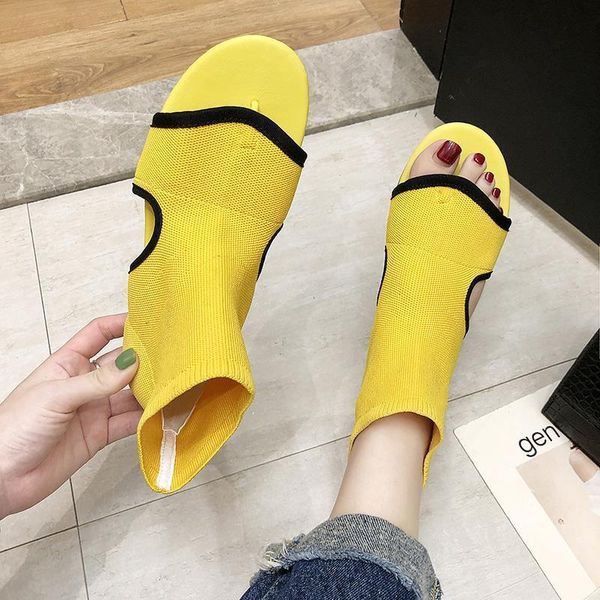 

summer fashion sandals shoes women bow slipper indoor outdoor flip-flops beach female slippers, Black