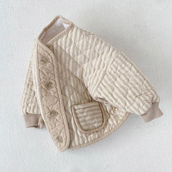 

jackets baby boy autumn long sleeve coat 2021 single breasted cotton kids jacket retro children casual toddler girls outerwear, Blue;gray