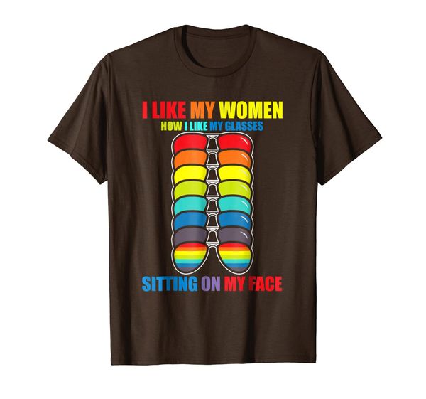

i like my women how i like my glasses sitting face t shirt, White;black