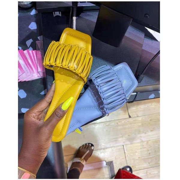 

slippers summer solid color women's shoes open toe flat sandals fashion outdoor casual plus size 42, Black