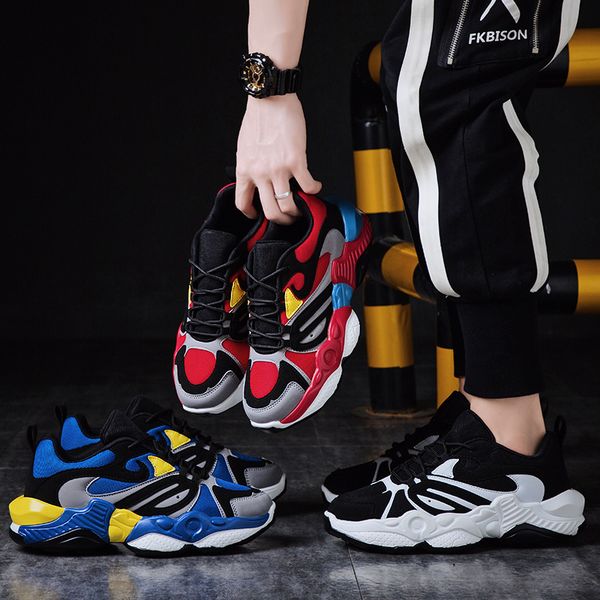 

autumn casual shoes men breathable comfortable mens sneakers walking trainers leisure street mesh shoes tenis masculino adulto