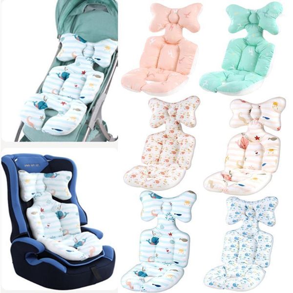 

stroller parts & accessories cotton universal baby seat cushion car liner mat pushchair pram sleeping mattress head support pillow1