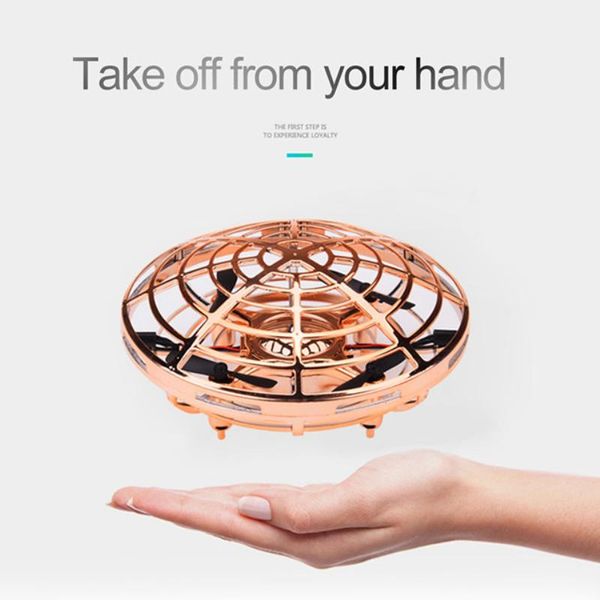 

est mini ufo aerial uav aircraft drone usb rechargeable headless mode infrared sensing control induction altitude hold gifts drones