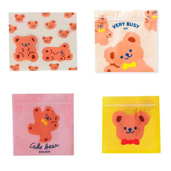 

cosmetic bags & cases 100pcs plastic protection bag cartoon sealing packaging k5da