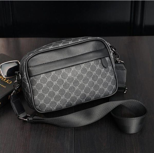 

factory wholesale leather shoulder bags street trend printing small square bag outdoor fashion plaid leisure handbags personality sports you