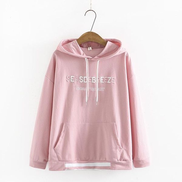 

plus size t-shirt xl-4xl women's spring autumn hoodie long sleeved letter embroidery pullovers cute muslimah outerwear, Black