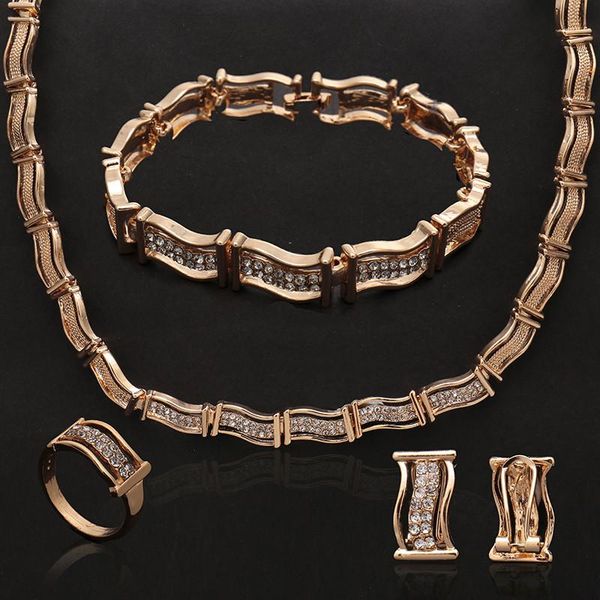 

earrings & necklace good 2021 spain gold joyerÃ­a jewelry set wholesale wedding woman accessories quality statement bridal, Silver