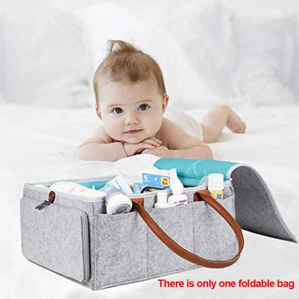 

large capacity eco friendly practical baby multipurpose handheld pouches diaper storage bag detachable cleaning durable foldable bags