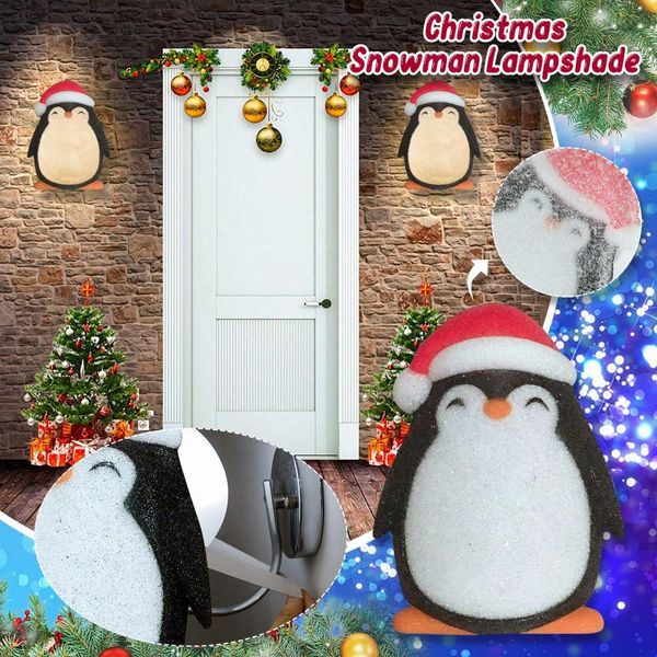 

lamp covers & shades 2pcs christmas lampshade door hanging snowman street